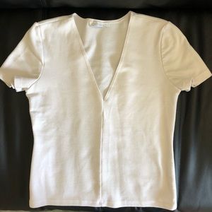 Zara white top